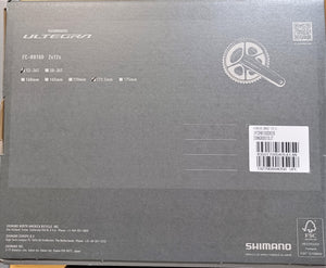 Shimano Ultegra Di2 R8100 2 X 12 speed hydraulic disc brake groupset 52-36 172.5mm, 11-34tooth